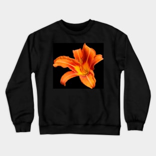 Orange Lily Crewneck Sweatshirt